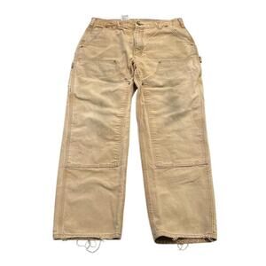 Vintage Carhartt Double Knee Pants -Dungaree loose fit -size 36/30 Actual 35x29